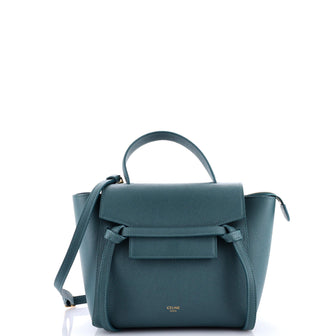 Celine Belt Bag Textured Leather Nano