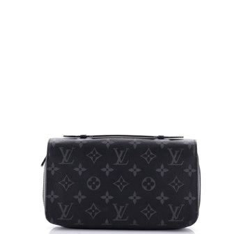 Louis Vuitton Zippy Wallet Monogram Eclipse Canvas XL