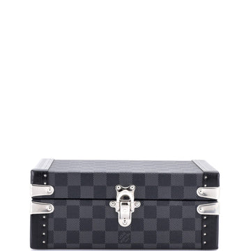Louis Vuitton Coffret Bouton de Manchettes Damier Graphite 24