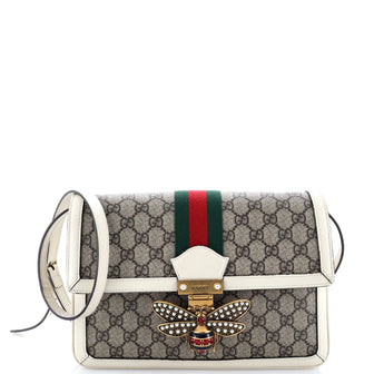 Gucci Queen Margaret Shoulder Bag GG Coated Canvas Medium