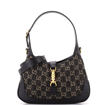 Gucci Jackie 1961 Hobo GG Denim Small