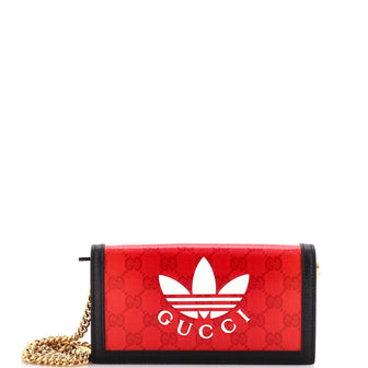 Gucci x adidas Wallet on Chain GG Coated Canvas