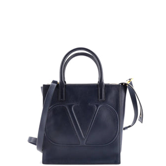 Valentino Garavani VLogo Walk Tote Leather Small