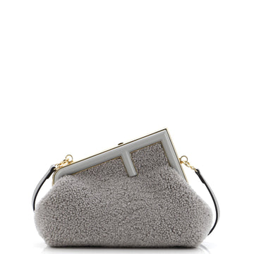 Fendi First Bag Shearling Small