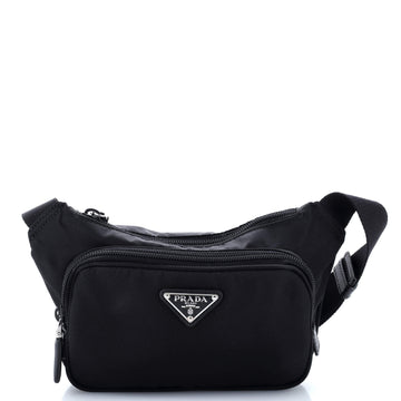 Prada Front Pocket Belt Bag Re-Nylon with Saffiano Leather