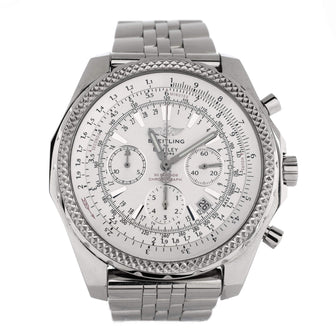Breitling Bentley Motors Chronograph Automatic Watch Stainless Steel 49