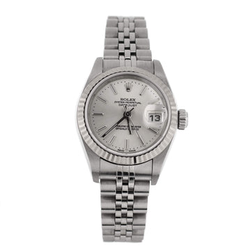 Rolex Oyster Perpetual Datejust Automatic Watch Stainless Steel and White Gold 26