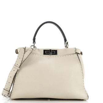 Fendi Selleria Peekaboo Bag Leather Medium