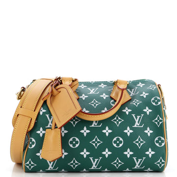 Louis Vuitton Speedy P9 Bandouliere Bag Monogram Leather 25