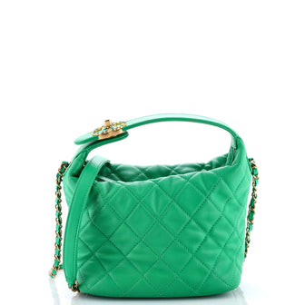 Chanel Perfect Meeting Hobo Quilted Lambskin Small