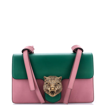 Gucci Animalier Flap Shoulder Bag Leather Medium