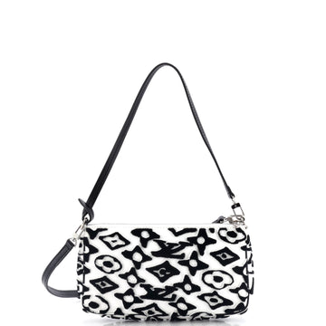 Louis Vuitton Pochette Accessoires NM Limited Edition Urs Fischer Tufted Monogram Canvas