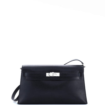 Hermes Kelly Elan Shoulder Bag Chevre Chamkila