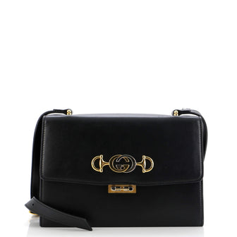 Gucci Zumi Flap Shoulder Bag Leather Small