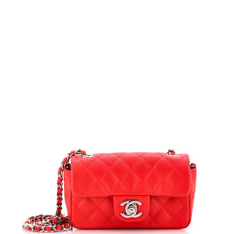Chanel Classic Single Flap Bag Quilted Lambskin Extra Mini