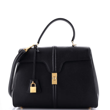 Celine 16 Top Handle Bag Grained Calfskin Medium