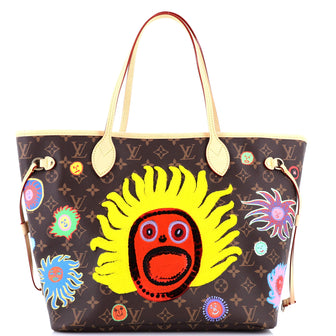 Louis Vuitton Neverfull NM Tote Yayoi Kusama Embroidered My Eternal Soul Monogram Canvas MM