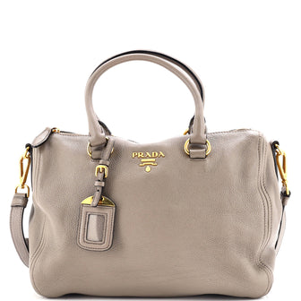 Prada Convertible Boston Bag Vitello Daino Medium