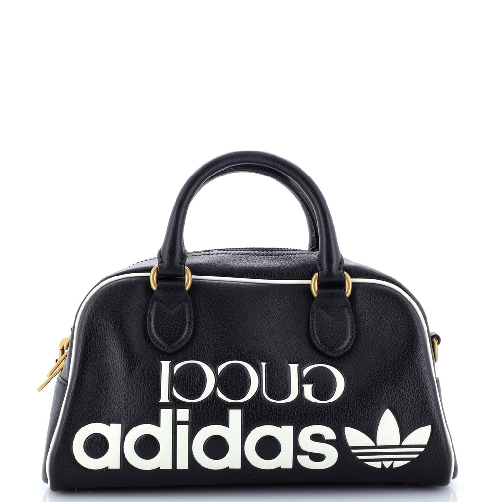 Gucci x adidas Duffle Bag Leather Mini Black 3134052
