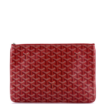 Goyard Senat Zip Pouch Coated Canvas MM