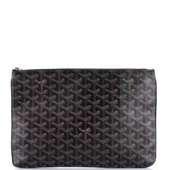 Goyard Senat Zip Pouch Coated Canvas MM