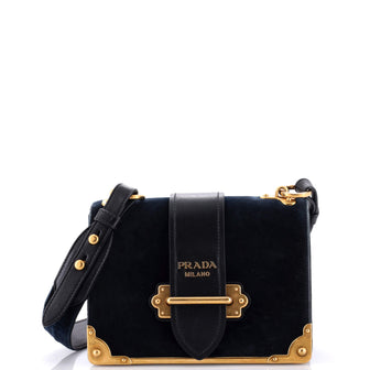 Prada Cahier Crossbody Bag Velvet Small