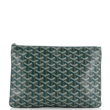 Goyard Senat Zip Pouch Coated Canvas MM