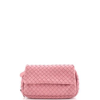 Bottega Veneta Expandable Chain Crossbody Bag Intrecciato Nappa Small