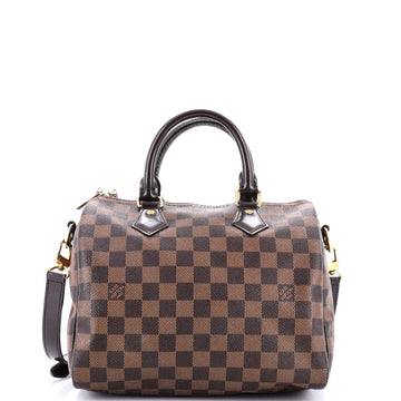 Louis Vuitton Speedy Bandouliere Bag Damier 25