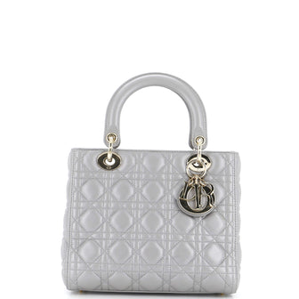 Christian Dior Lady Dior Bag Cannage Quilt Lambskin Medium