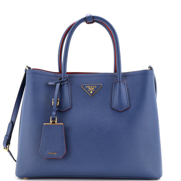 Prada Cuir Double Tote Saffiano Leather Medium