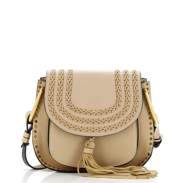 Chloe Hudson Handbag Whipstitch Leather Small