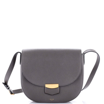 Celine Trotteur Crossbody Bag Grainy Leather Medium