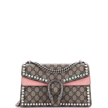 Gucci Dionysus Bag Crystal Embellished GG Coated Canvas Small