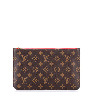 Louis Vuitton Neverfull Pochette Monogram Canvas Large