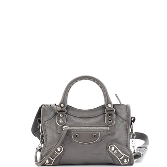 Balenciaga City Classic Metallic Edge Bag Leather Mini