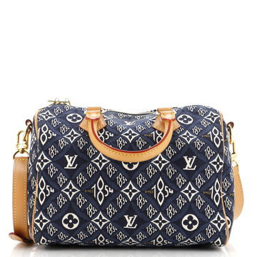Louis Vuitton Speedy Bandouliere Bag Limited Edition Since 1854 Monogram Jacquard 25