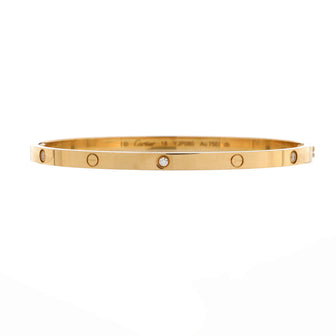 Cartier Love 6 Diamond Bracelet 18K Yellow Gold and Diamonds Small