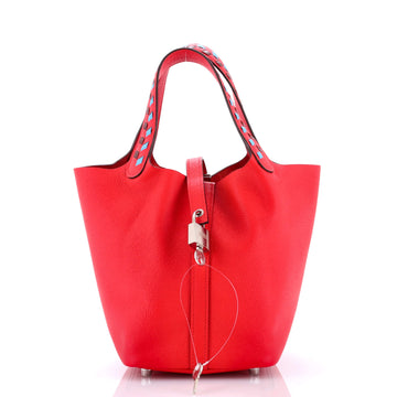 Hermes Picotin Lock Bag Tressage Epsom PM