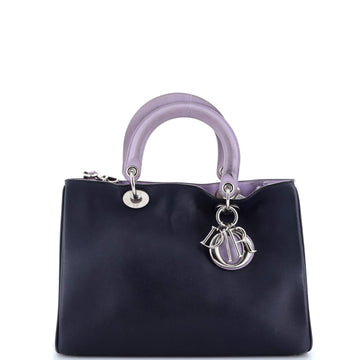 Christian Dior Diorissimo Tote Smooth Calfskin and Python Medium