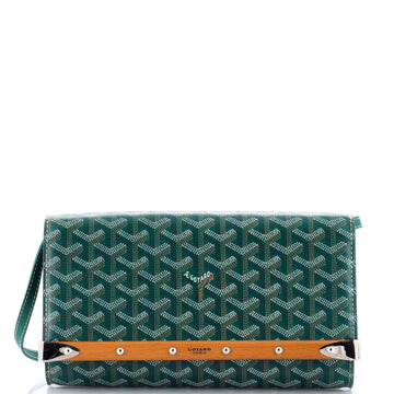 Goyard Monte Carlo Clutch with Strap Coated Canvas PM