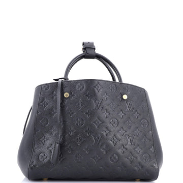 Louis Vuitton Montaigne Handbag Monogram Empreinte Leather MM