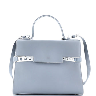 Delvaux Tempete Top Handle Bag Leather GM