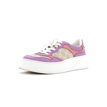 Gucci Women's Dali Platform Sneakers GG Canvas with Leather