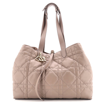 Christian Dior Toujours Tote Bag Macrocannage Quilt Calfskin Large