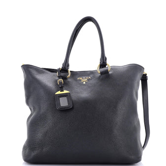 Prada Convertible Shopper Tote Vitello Daino Large