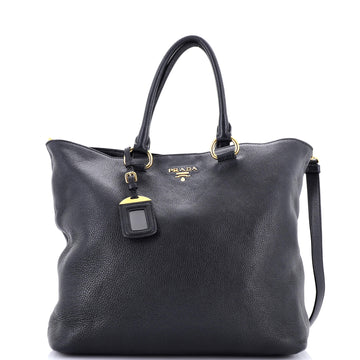 Prada Convertible Shopper Tote Vitello Daino Large