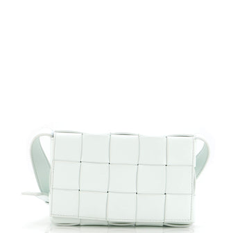 Bottega Veneta Cassette Crossbody Bag Maxi Intrecciato Leather Small