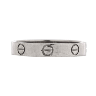 Cartier Love Wedding Band Ring 18K White Gold