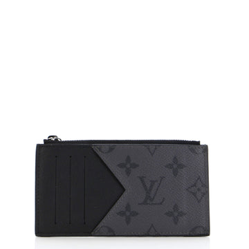 Louis Vuitton Coin Card Holder Monogram Taigarama